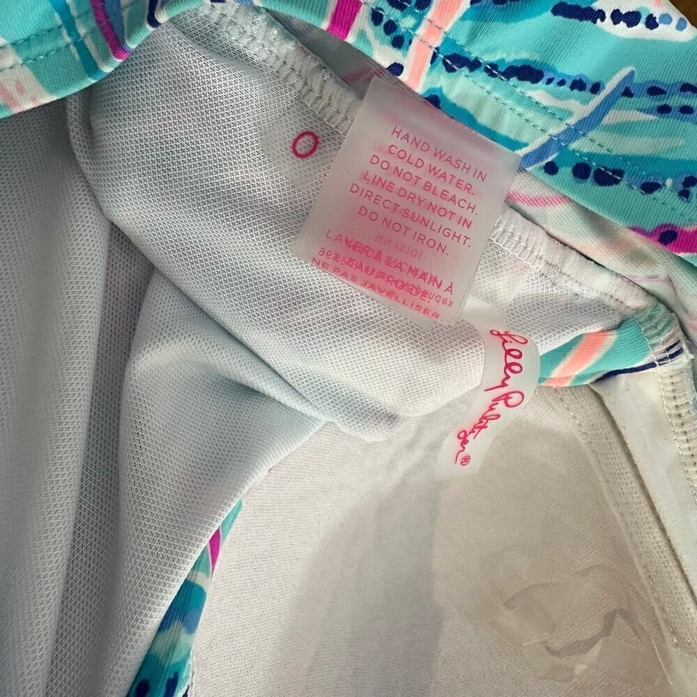 Lilly Pulitzer Lulo Tankini Top in “Bayside Blue Under the Moon” - Picture 4 of 6